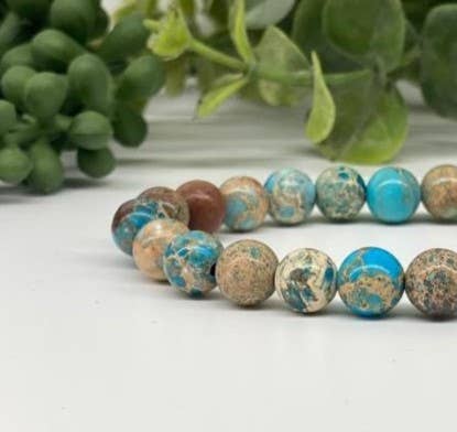 Imperial Jasper Stretchable Bracelet 8mm