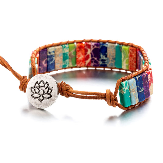 Lotus Yoga Chakra meditation bracelet