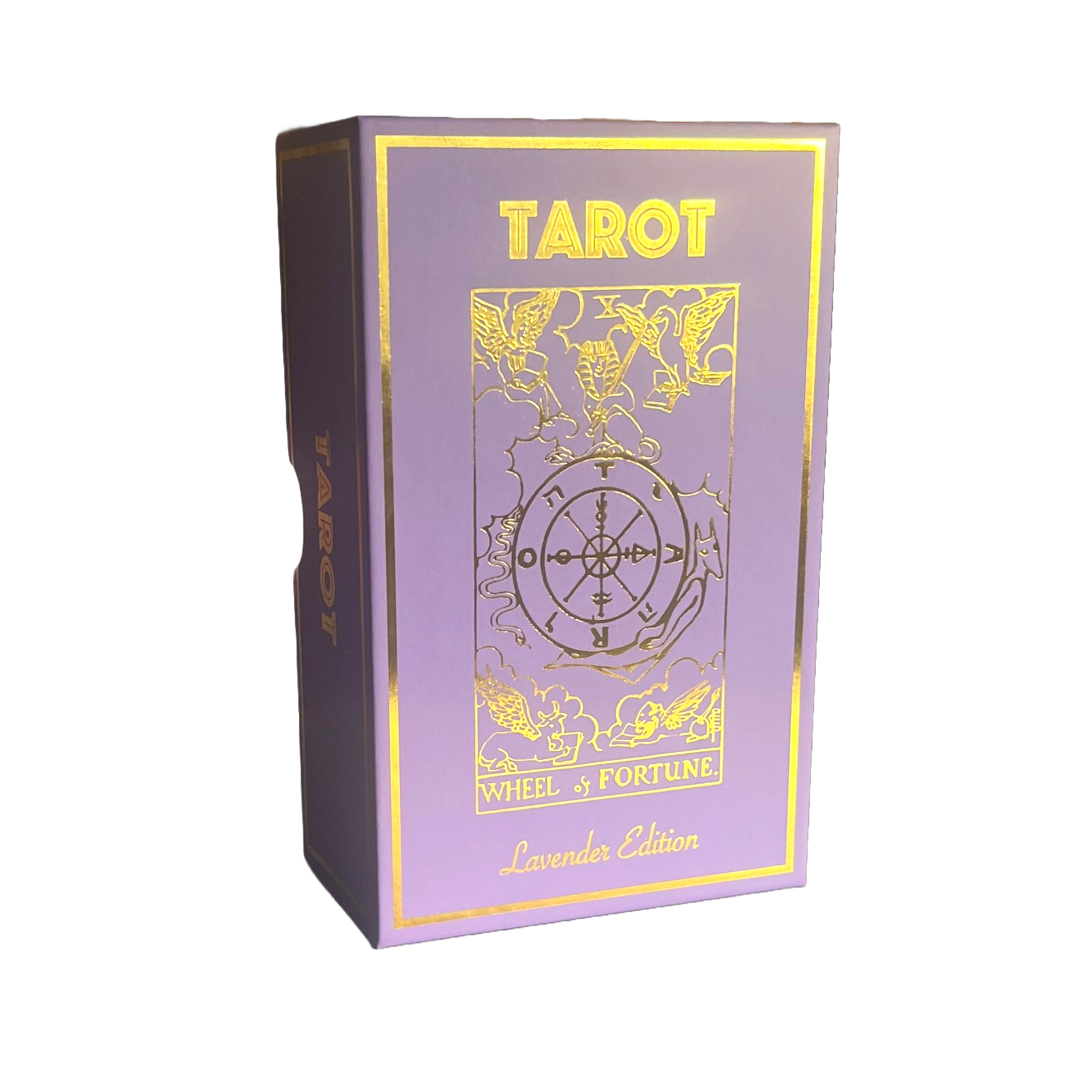 Lavender Gold Foil Tarot & Guide | Classic Tarot Design – Authentic 369
