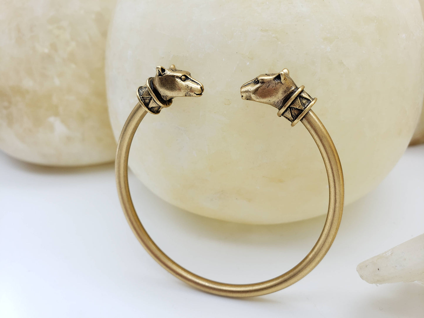 Egyptian Cat Cuff Bracelet - Bastet Goddess