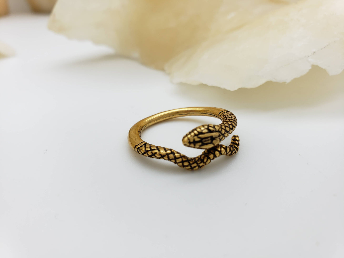 Egyptian Snake Ring - Adjustable