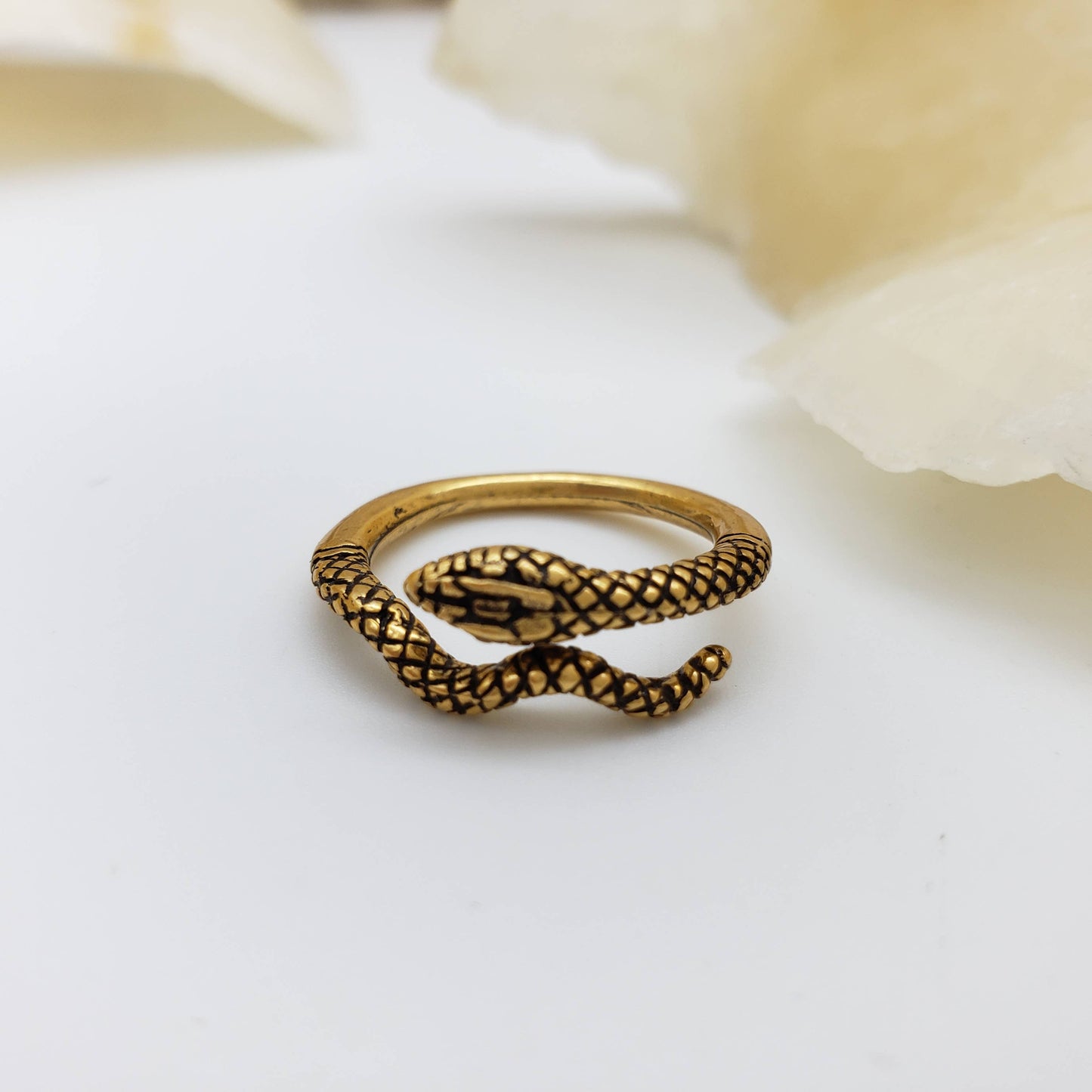 Egyptian Snake Ring - Adjustable