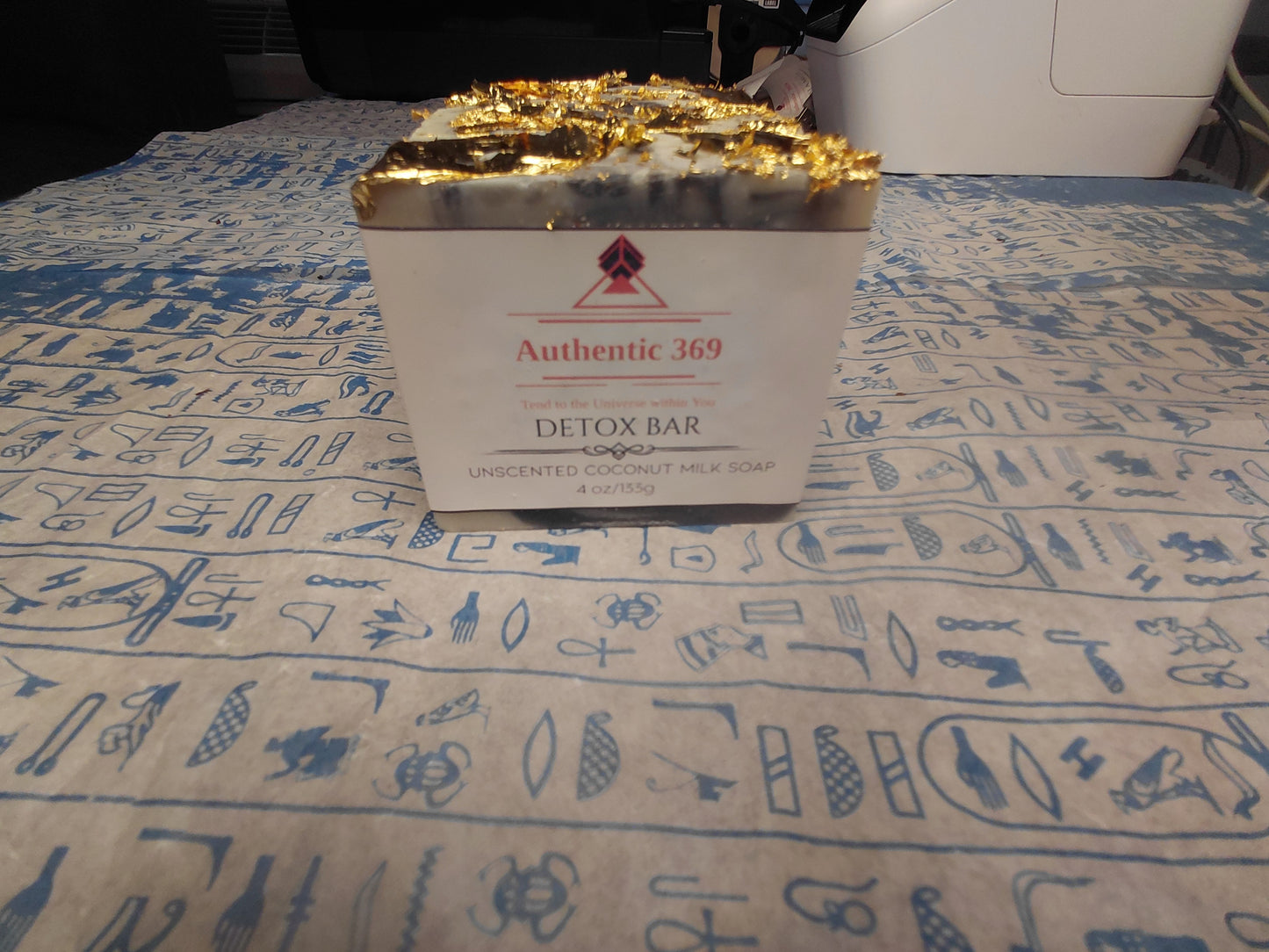 Detox Bar Soap Ehanced With 24k Gold (Real)